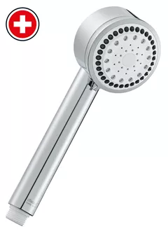 Poignée douche Baroness Ghiera chromé-anneau chromé