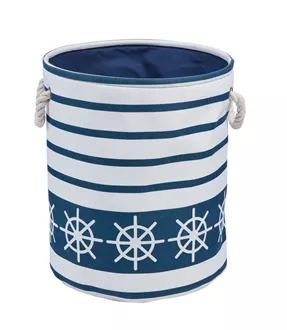Basket Maritim white blue