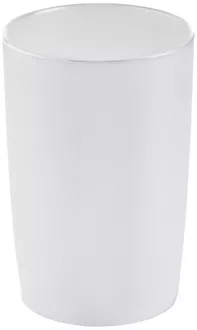 Gobelet à dents Trend Frosted blanc transparent