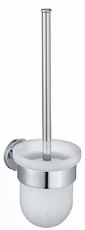 Toilet brush set chromed