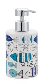 Soap dispenser Marmara white/blue