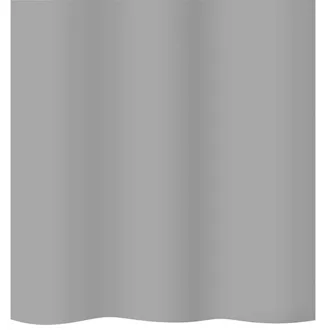 Duschvorhang Textil Basic - grau