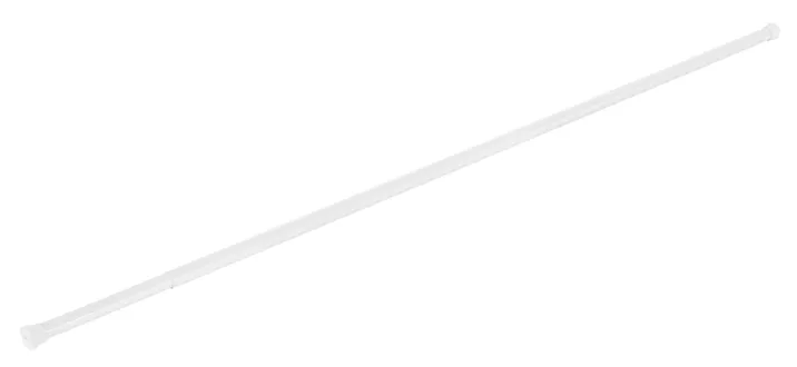 Tension rod for shower curtain white