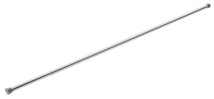 Tension rod for shower curtain chrome
